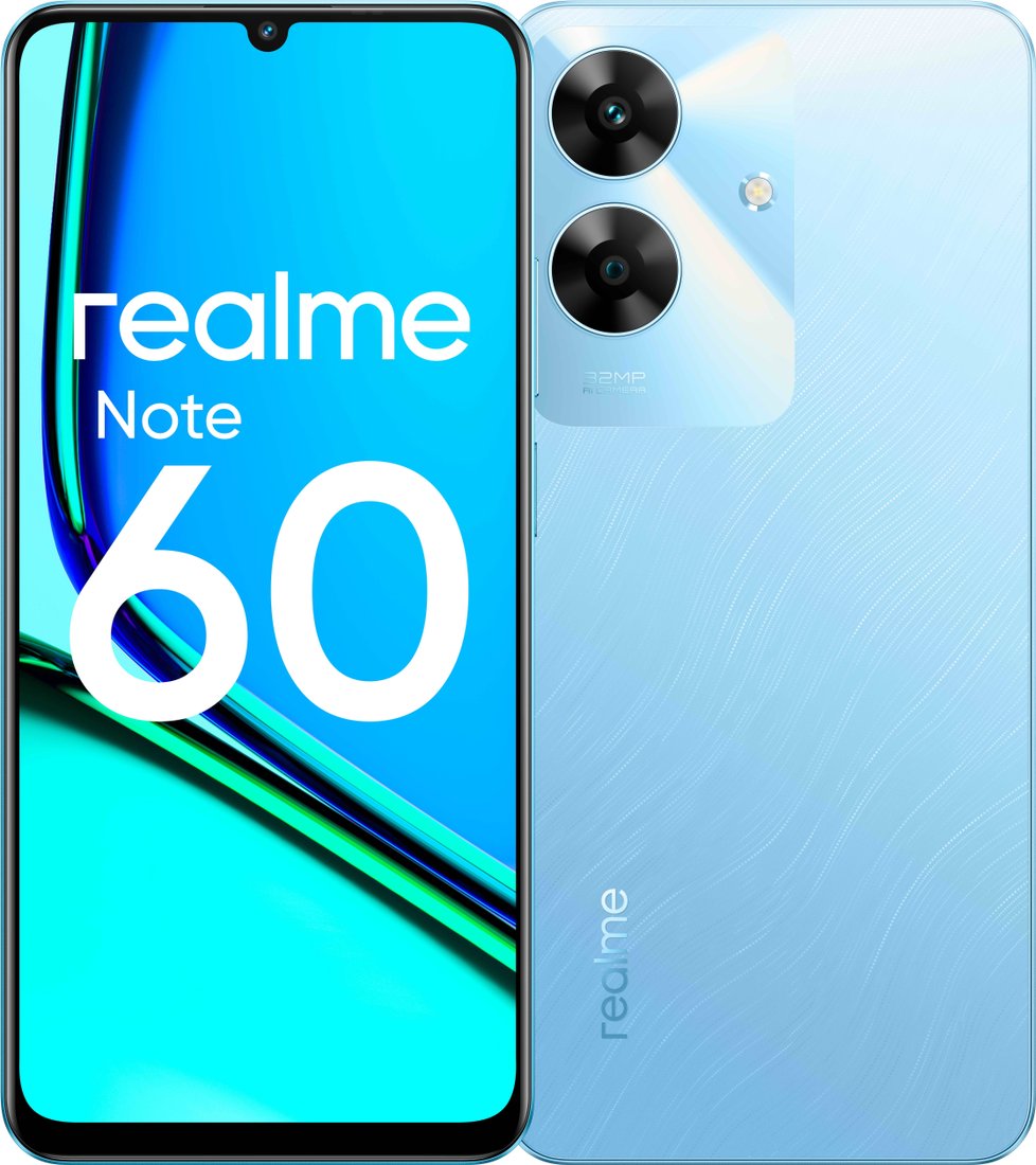 realme Note 60 4GB/128G ブルー Realme Note 60 Lte 4GB RAM 128GB Storage Voyage Blue