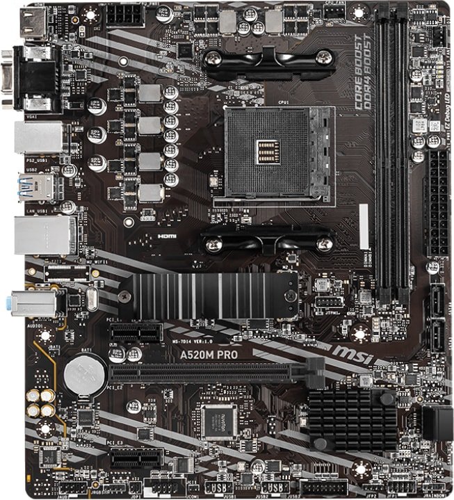 

Материнская плата MSI A520M Pro