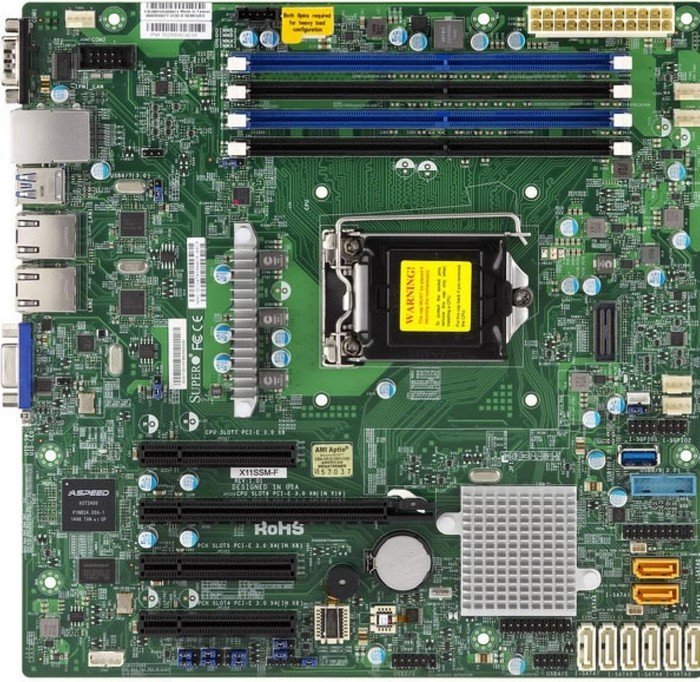 

Материнская плата Supermicro X11SSM-F