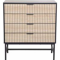 Комод Signal MAGO K2 (дуб/черный мат)