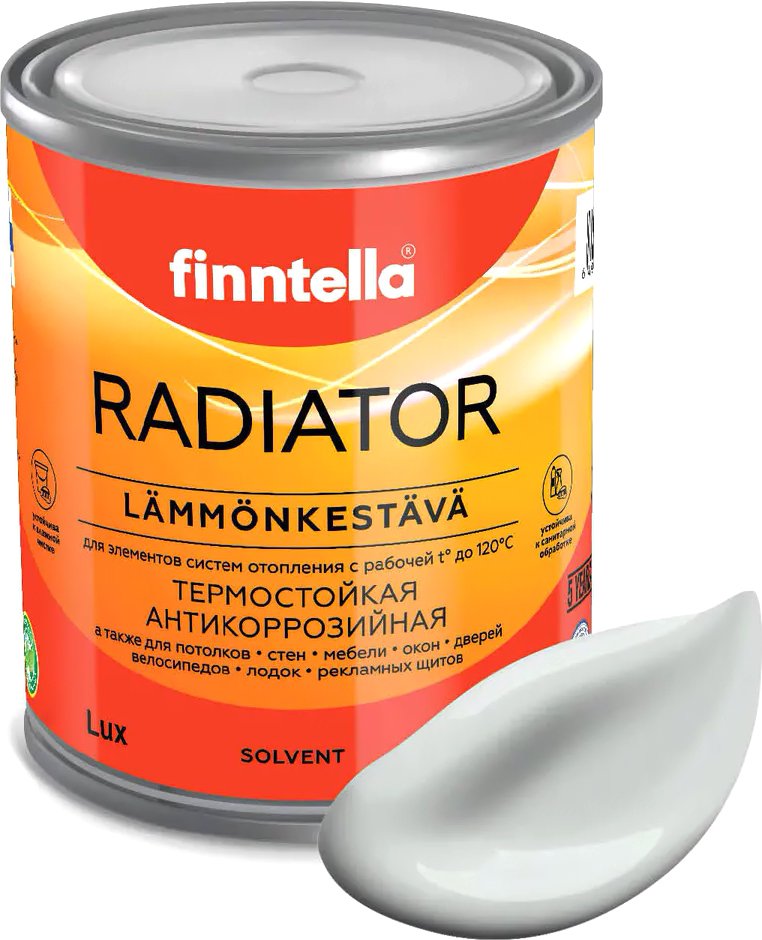 

Краска Finntella Radiator Sumu F-19-1-1-FL065 0.9 л (бледно-серый)