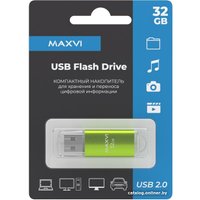USB Flash Maxvi MP 32GB (зеленый)