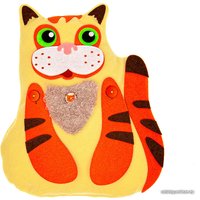 Развивающая игрушка Smile Decor Кот Кузя. Подушка-игрушка Ф708