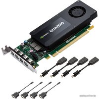 Видеокарта PNY Quadro K1200 for DVI 4GB GDDR5 (VCQK1200DVI-PB)