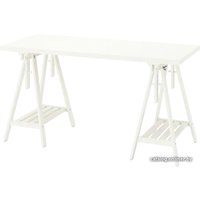 Стол Ikea Лагкаптен/Миттбакк 094.171.98 (белый)