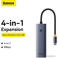 USB-хаб  Baseus Flite Series 4-Port USB-C Hub B0005280A813-03