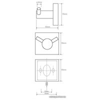 Крючок для ванны Bemeta Beta 132106032