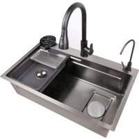 Кухонная мойка Saniteco LD0195 (75х45)