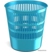 Корзина для бумаг Erich Krause Ice Metallic 12 л 55964 (голубой)
