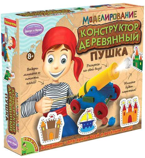 

Набор для создания поделок/игрушек Bondibon Моделирование из дерева ВВ1233