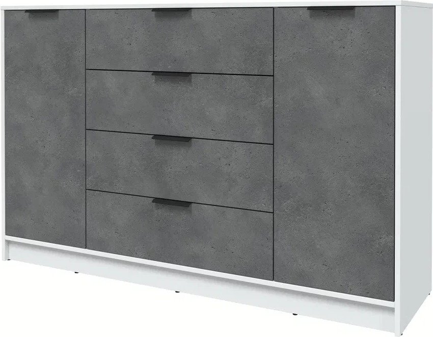 

Тумба Интерлиния Концепт КТ-Т160 (бетон портленд/белый платинум)