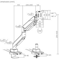 Кронштейн ErgoSmart Heavy-Duty U