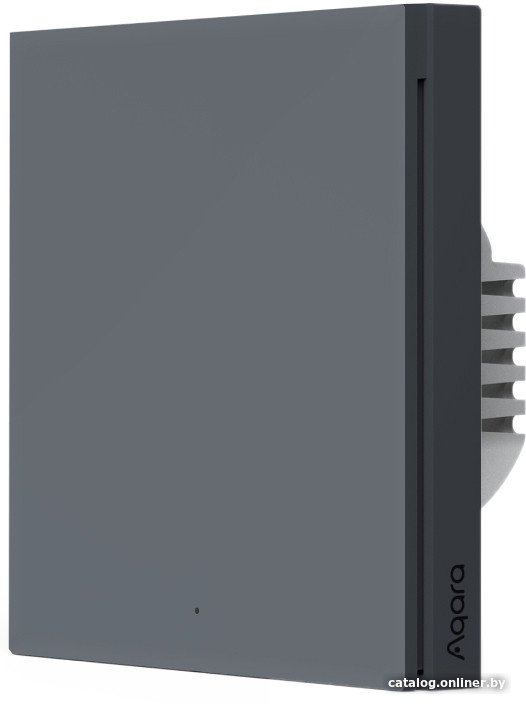 Умный выключатель Aqara Smart Wall Switch H1 одноклавишный без нейтрали (графит)