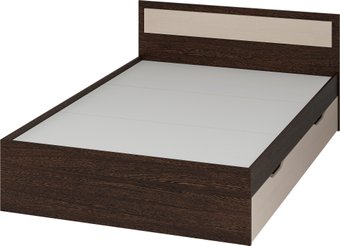 Кровать Тащи в дом Гармония КР605 140х200 (венге/дуб белфорд)