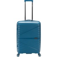 Чемодан-спиннер Torber Nevo T2207M (синий)