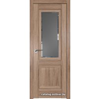 Межкомнатная дверь ProfilDoors 2.88XN L 60x200 (салинас светлый, стекло square графит)