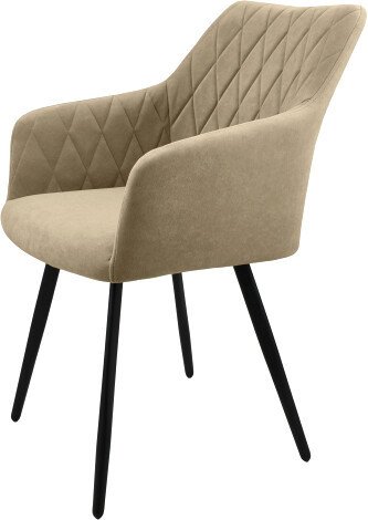 Стул Гальваник Диаманте Лофт (эмаль черный муар/Catania Latte)