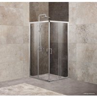 Душевой уголок BelBagno UNIQUE-A-2-75/90-C-Cr (прозрачное стекло)