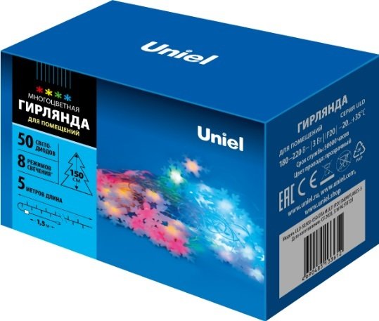 

Новогодняя гирлянда Uniel ULD-S0500-050/DTA UL-00007195