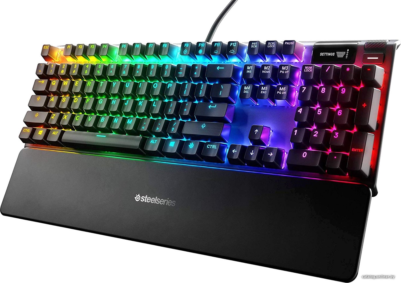 Клавиатура SteelSeries Apex 7 Linear Red (нет кириллицы)