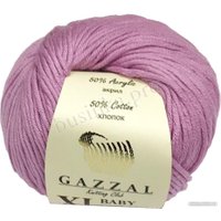 Пряжа для вязания Gazzal Baby Cotton XL 3422 50 г 105 м (светло-сиреневый)