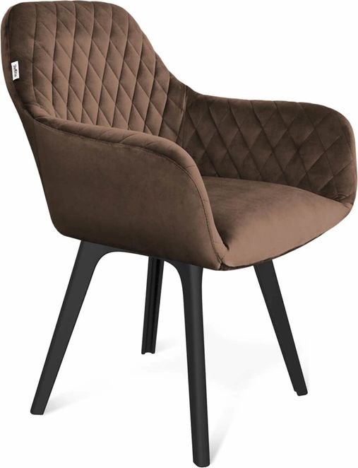 

Стул с подлокотниками Sheffilton SHT-ST38/S195 (кофейный ликер/черный)