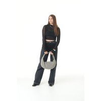 Женская сумка MT.style Hobo Velour (серый)