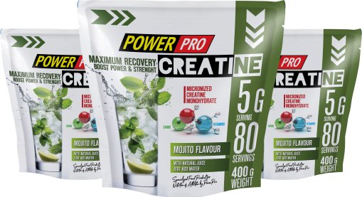 

Моногидрат креатина Power Pro Creatine Maximum Recovery (400г, мохито)