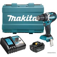 Дрель-шуруповерт Makita DDF484RT (с 1-м АКБ, кейс)