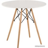 Кухонный стол Mio Tesoro ST-001Ф100 (белый/дерево)