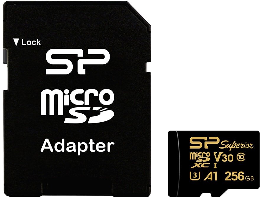 

Карта памяти Silicon-Power Superior Golden A1 microSDXC SP256GBSTXDV3V1GSP 256GB