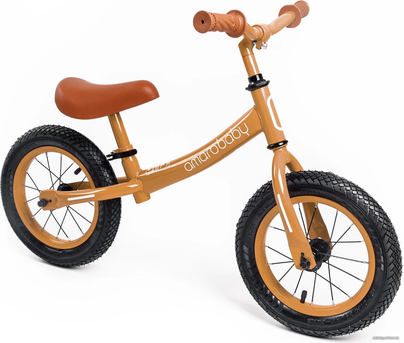Беговел Amarobaby Road Racer (коричневый)