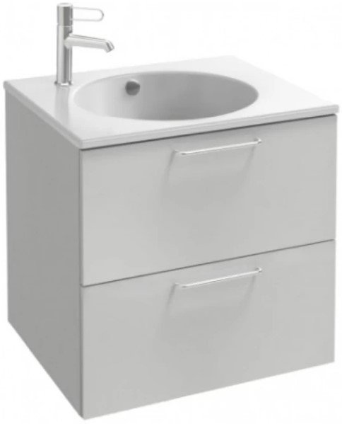 

Jacob Delafon Тумба с умывальником Odeon Rive EB2520-R5-N18+EXBA112-Z-00