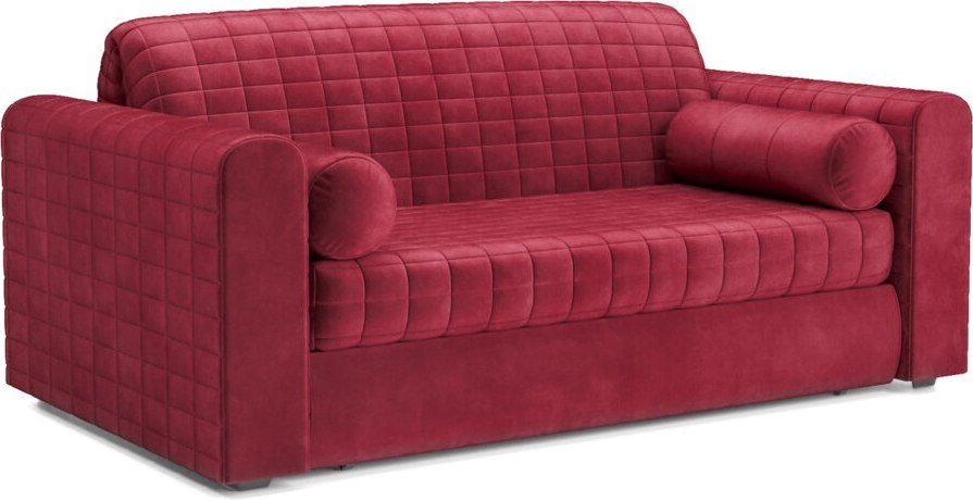 

Диван Мебель-АРС Аккордеон Барон №5 НПБ 120x200 (бархат красный Star Velvet 3 Dark Red)