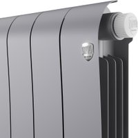 Биметаллический радиатор Royal Thermo Infinity 300 Silver Satin VR80 - 8 секций