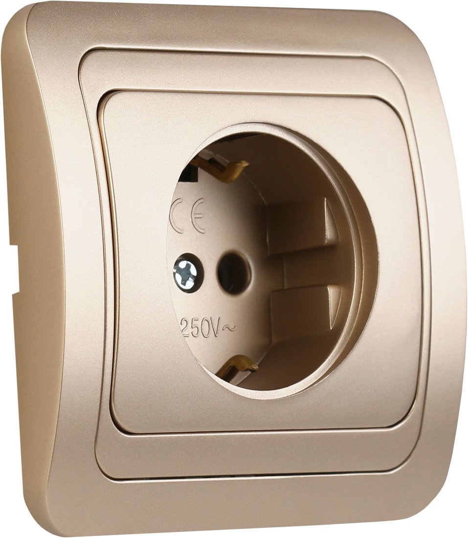 Розетка SmartBuy Марс SBE-02c-16-S1-Z-c