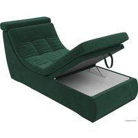 Элемент модульного дивана Лига диванов Холидей люкс 105630 (велюр, зеленый)