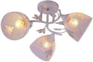 

Люстра средней высоты Mirastyle MH-5008B/3 WH+FGD