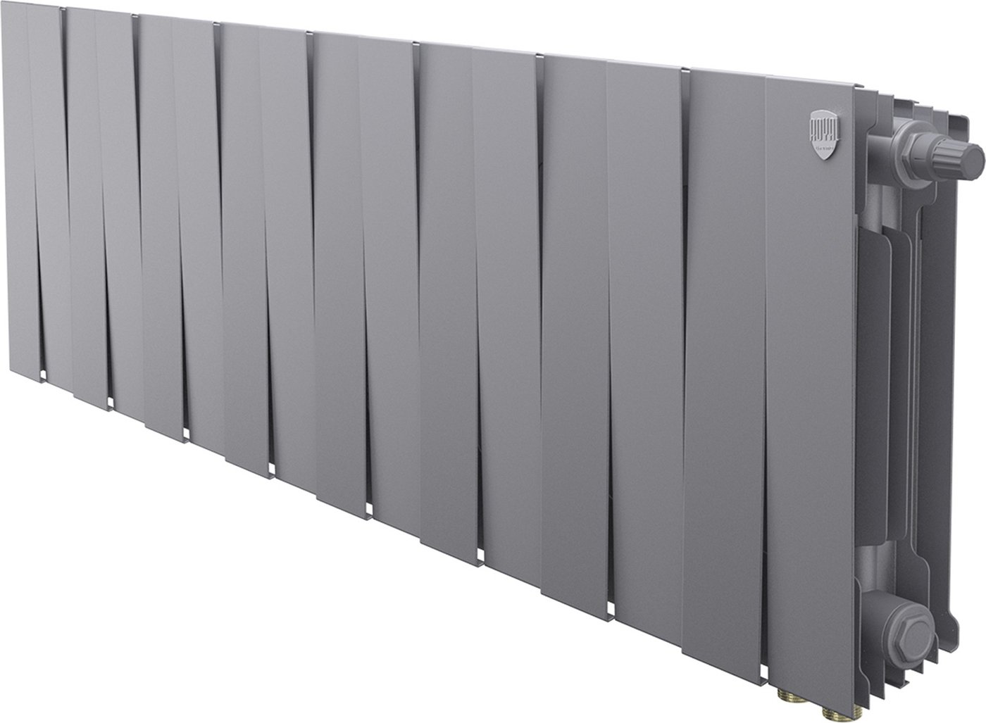 Дизайн-радиатор Royal Thermo PianoForte 300 Silver Satin VDR80 - 16 секций
