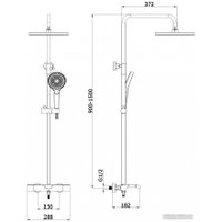Душевая система  Vieir V343562-S