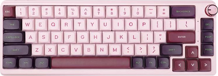 

Клавиатура Kzzi K68 Pro Nezuko Purple (KZZI Rainbow)