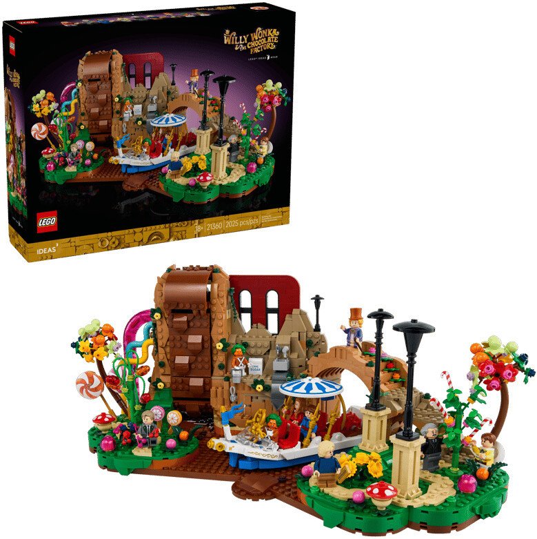 Конструктор LEGO Ideas 21360 Вилли Вонка и шоколадная фабрика
