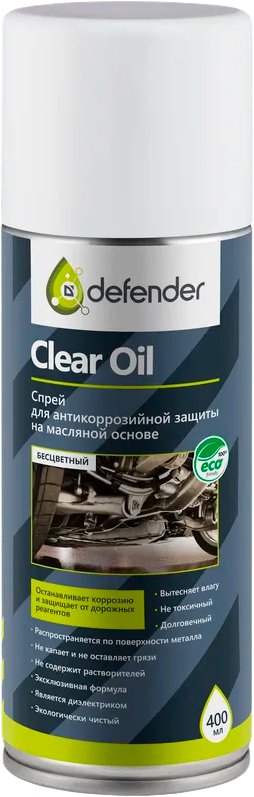 

Defender Антикоррозийное покрытие Clear Oil 400мл