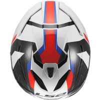 Мотошлем LS2 FF818 Storm III Sporty (M, белый/синий/красный)