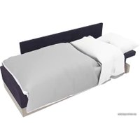 Тахта Лига диванов Никас 105196 (правый, фиолетовый/бежевый)