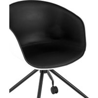 Офисное кресло Stool Group Libra SL-7040ZB (пластик белый/экокожа черный)