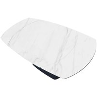 Кухонный стол Sheffilton SHT-T75 (белый мрамор/черный)