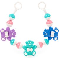 Погремушка Полесье Смешные обезьянки 24477 (синий/бирюзовый/сиреневый)