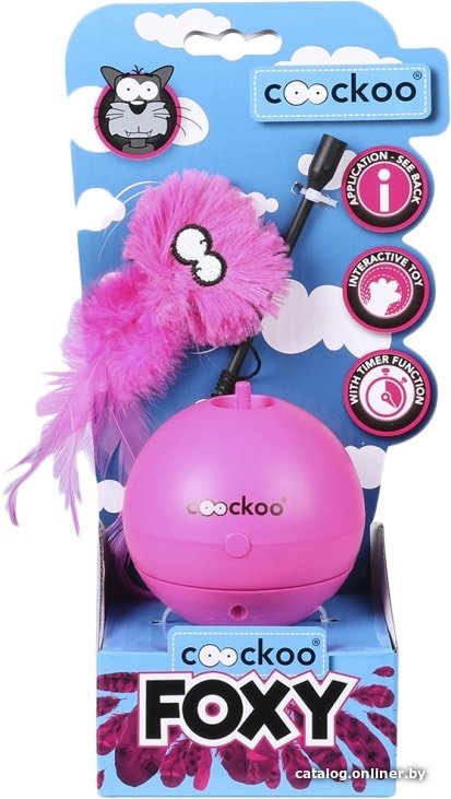 Игрушка для кошек Coockoo Foxy 699/441466 (розовый)