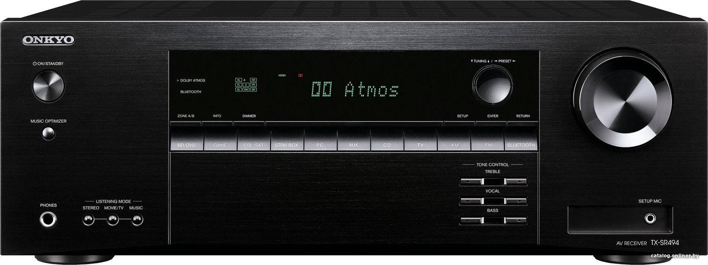 AV ресивер Onkyo TX-SR494 (черный)